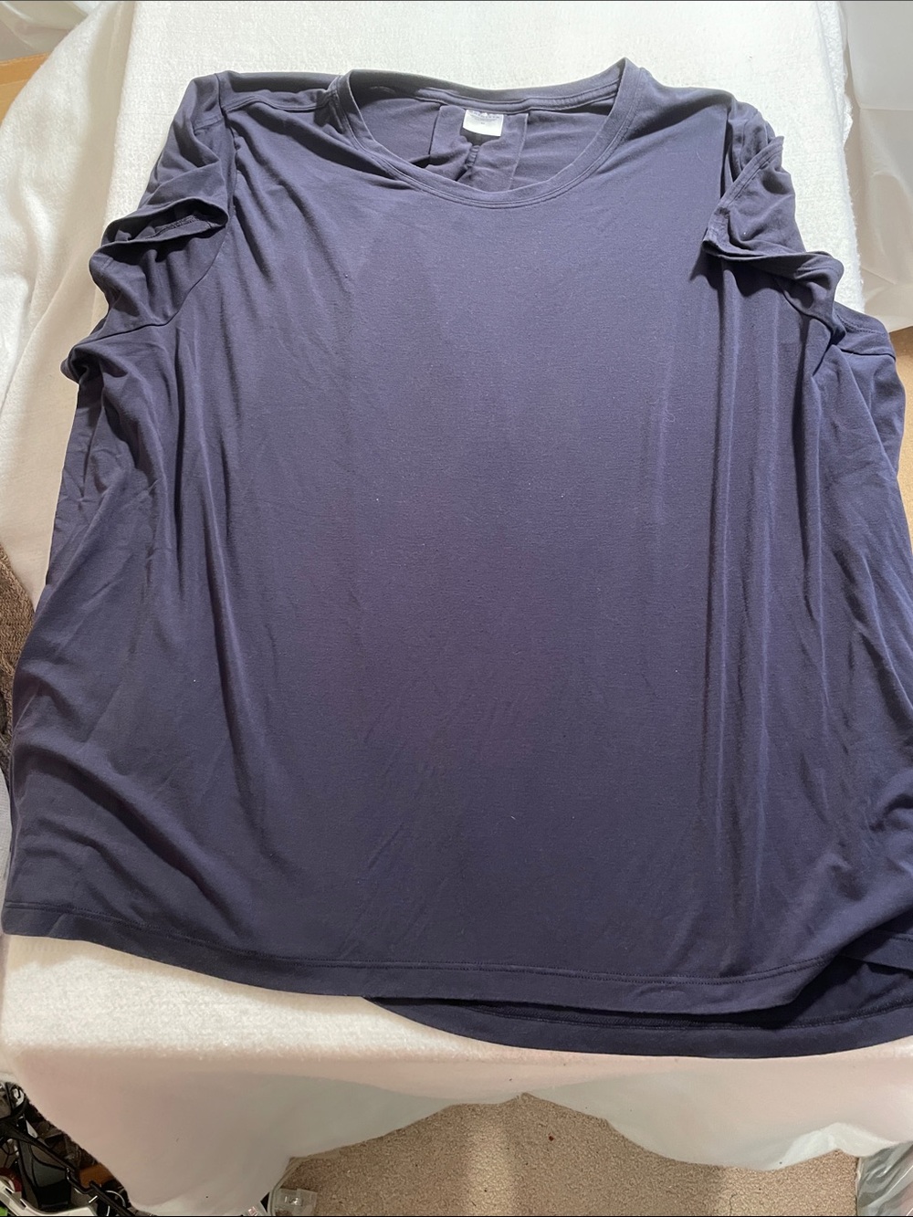 Athleta Navy Short Sleeve Tee